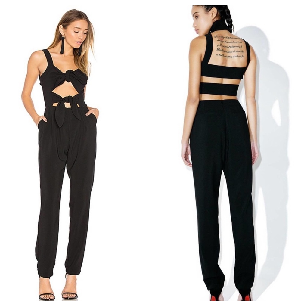 Asilio Three Chain Road Black Jumpsuit